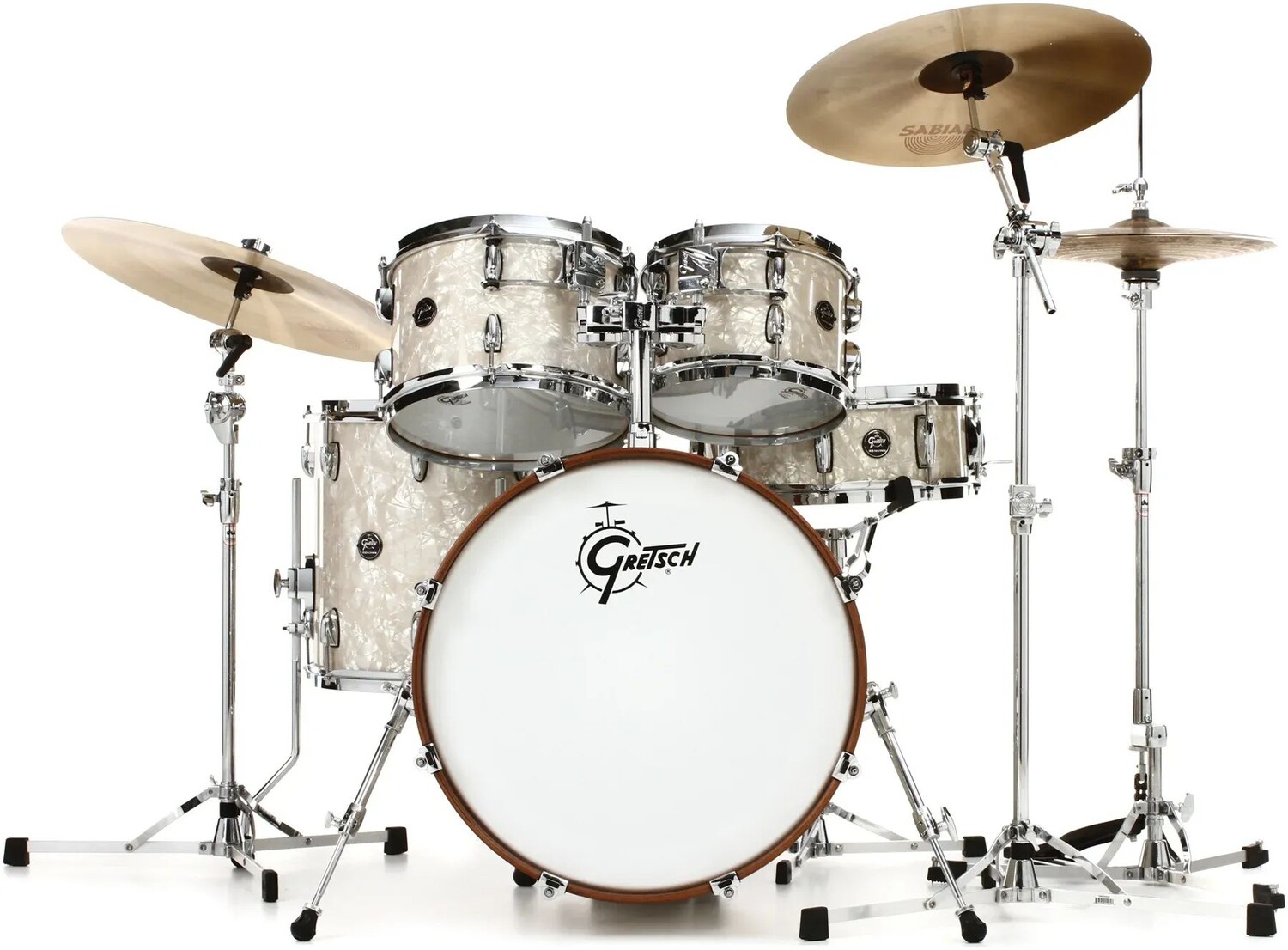 

Gretsch Drums Renown RN2-E604 Набор из 4 предметов - Vintage Pearl