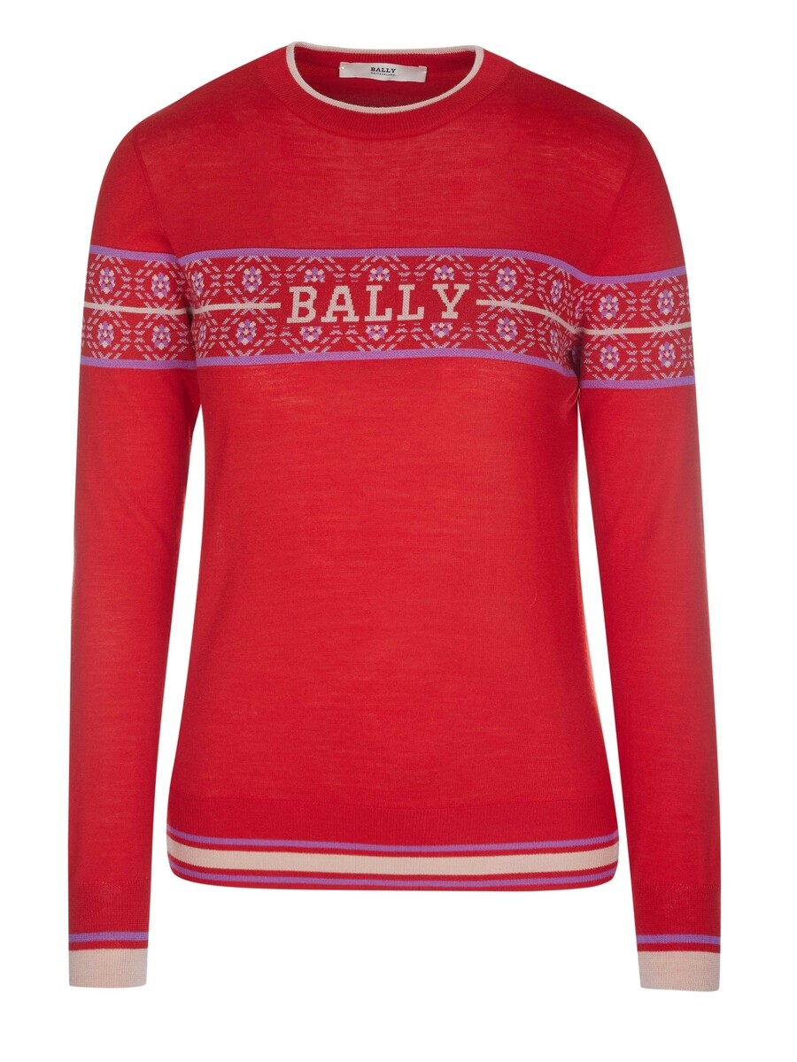 

Пуловер Bally, красный