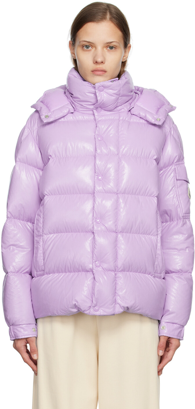 

Moncler Фиолетовый пуховик Moncler Maya 70