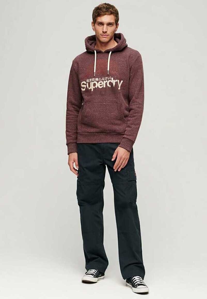 

Худи Superdry Core Logo Great Outdoors, Коричневый