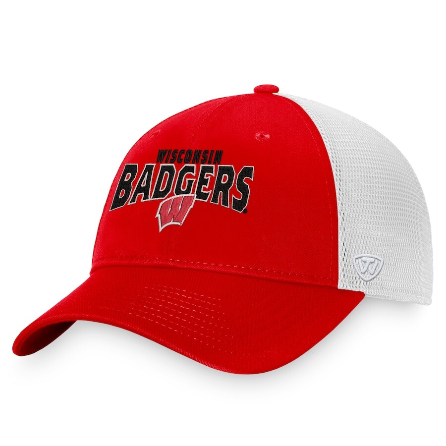 

Бейсболка Top of the World Wisconsin Badgers, красный