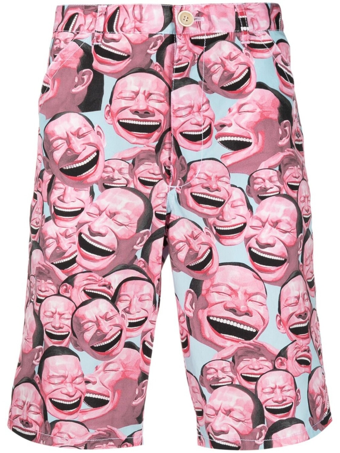 

Comme Des Garçons Shirt шорты с принтом Laughter, розовый