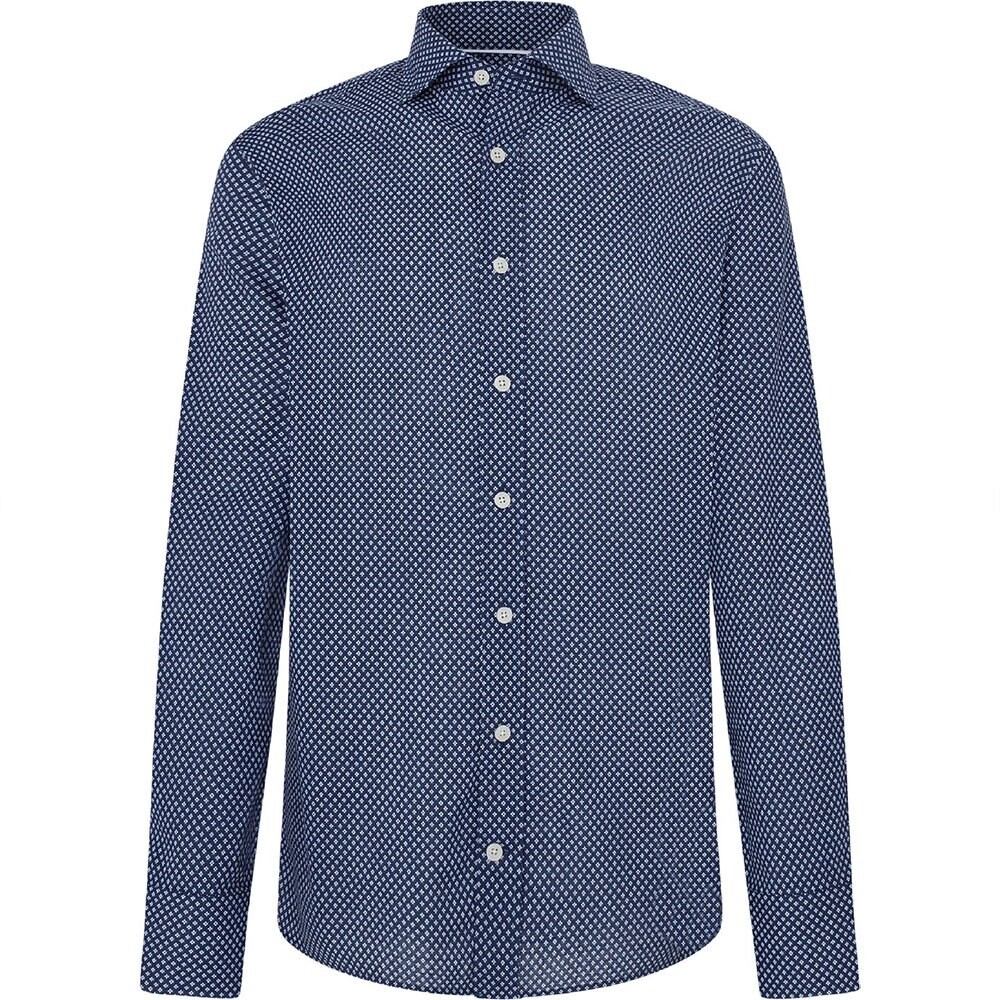 

Рубашка с длинным рукавом Hackett Geo Floral, синий