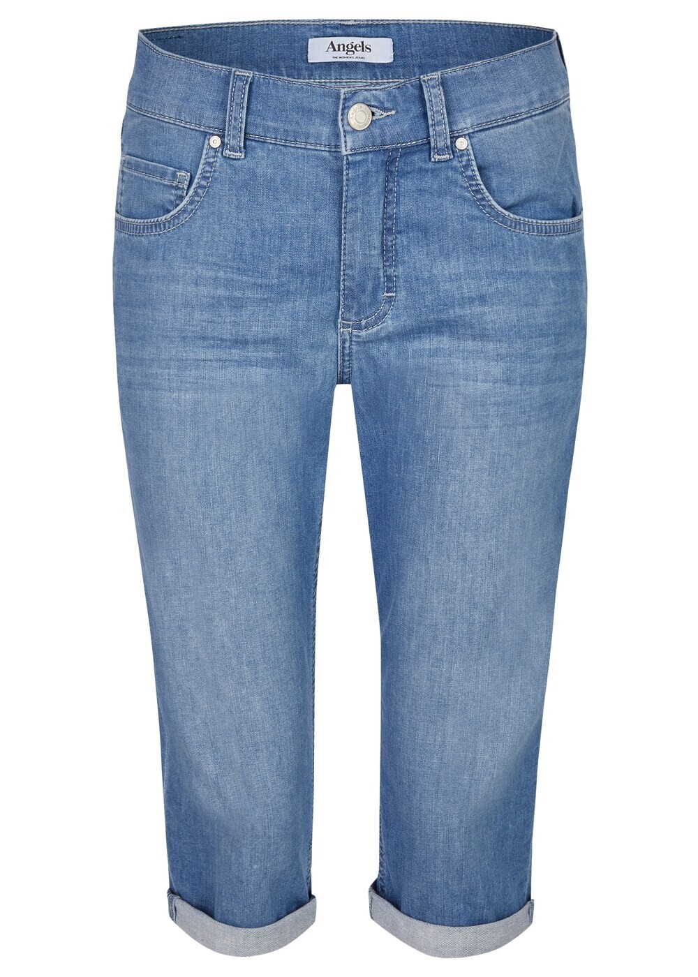 

Джинсы узкого кроя Angels Capri, синий