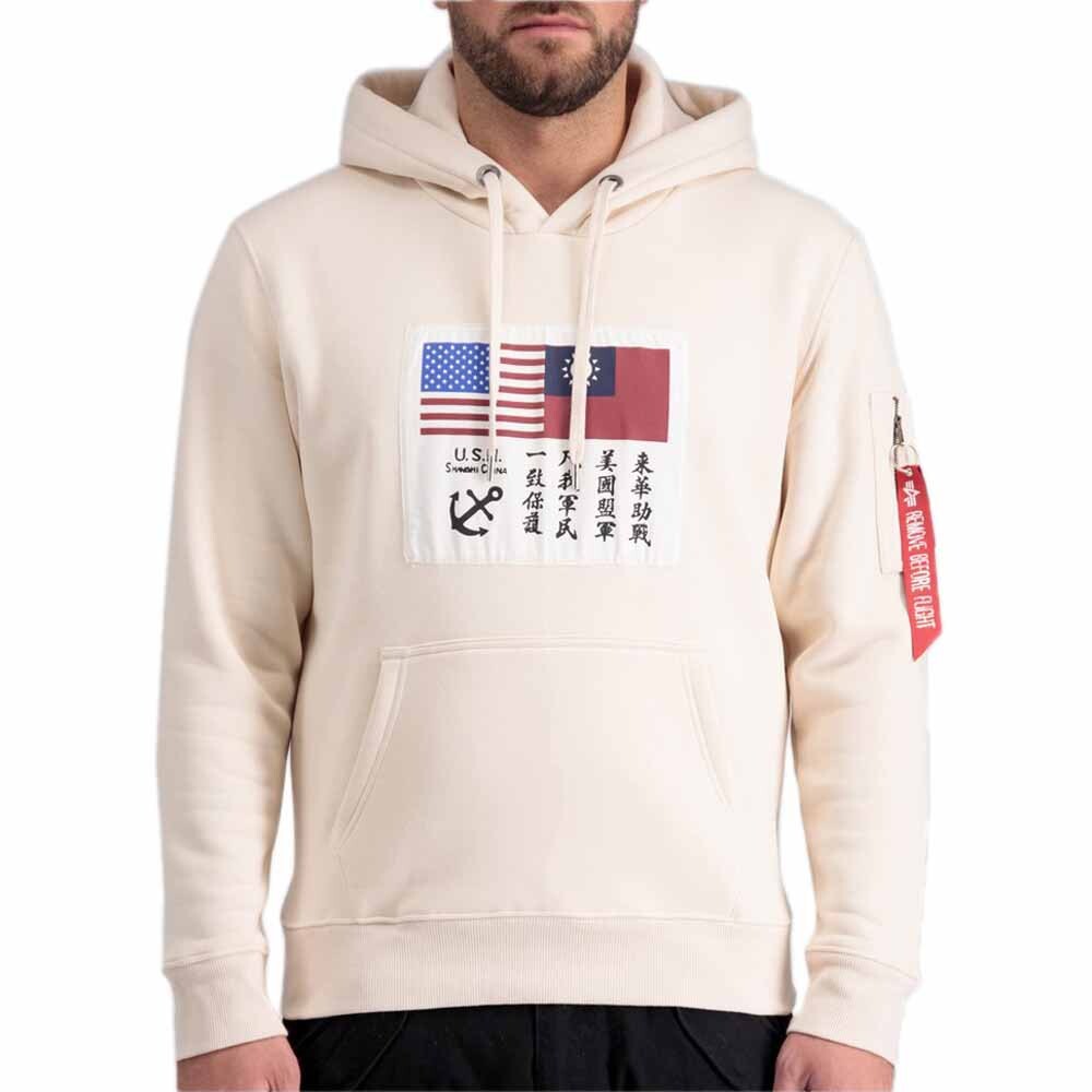 

Худи Alpha Industries USN Blood Chit, бежевый