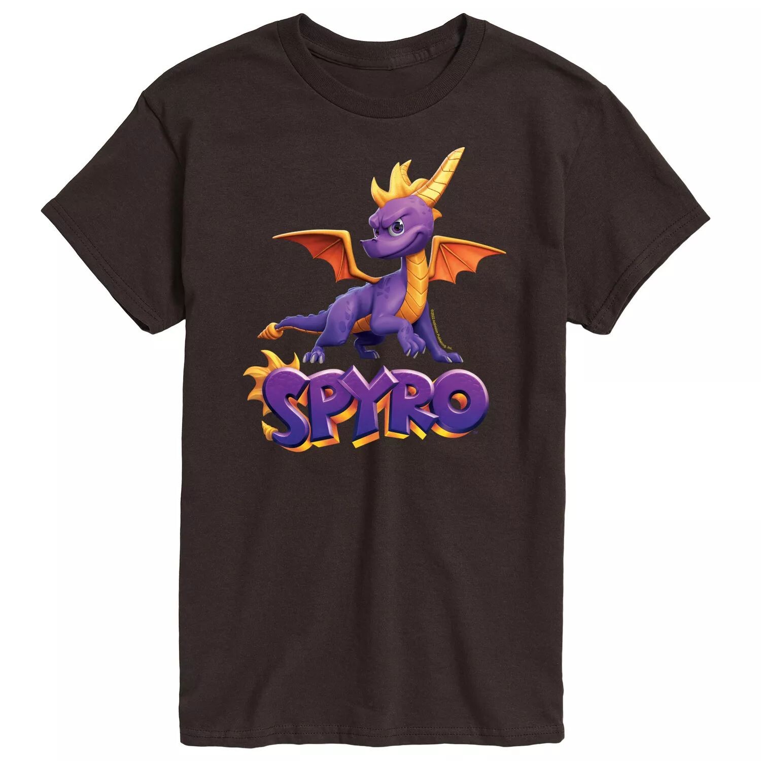

Мужская футболка Spyro Pose и логотипом Licensed Character