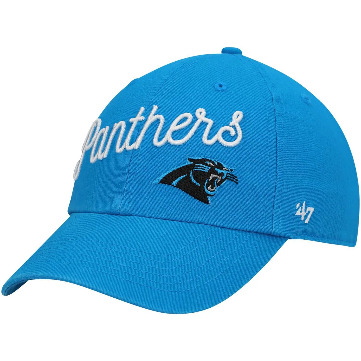 

Женская регулируемая кепка Blue Carolina Panthers Millie Clean Up '47 47 Brand
