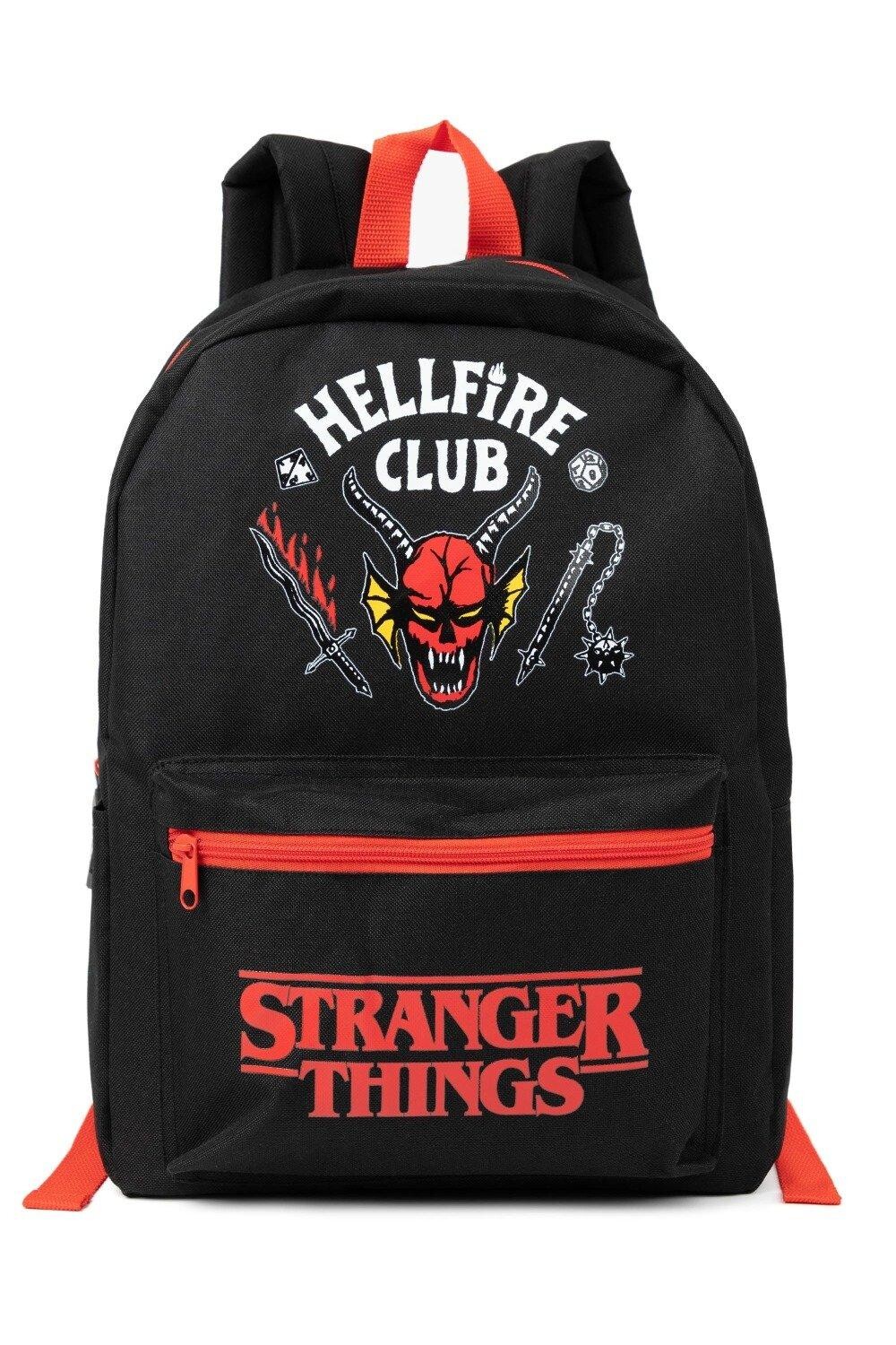

Рюкзак Клуба Адского Пламени Stranger Things, черный