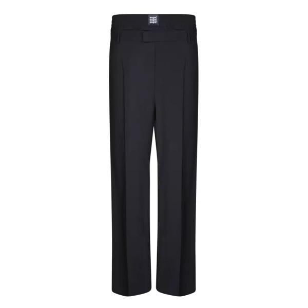 

Брюки wool tailored trousers Msgm, черный
