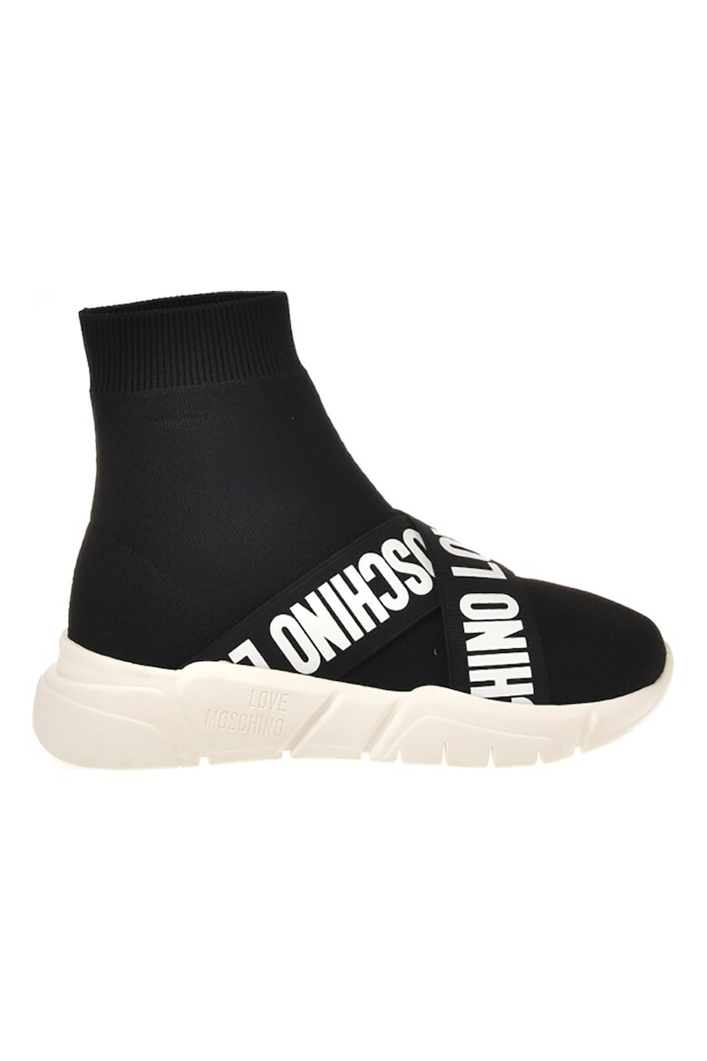 

Кроссовки без шнуровки Love Moschino, черный