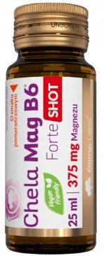 Olimp Chela- Mag B6 Forte Shot Магний, 25 мл Olimp Labs olimp labs биологически активная добавка к пище chela mag b6 690 мг 60 olimp labs витамины и минералы