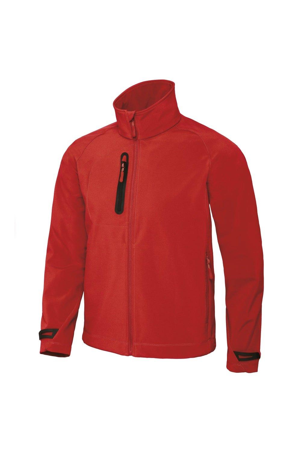 цена Трехслойная куртка X-Lite Softshell Performance B&C, красный