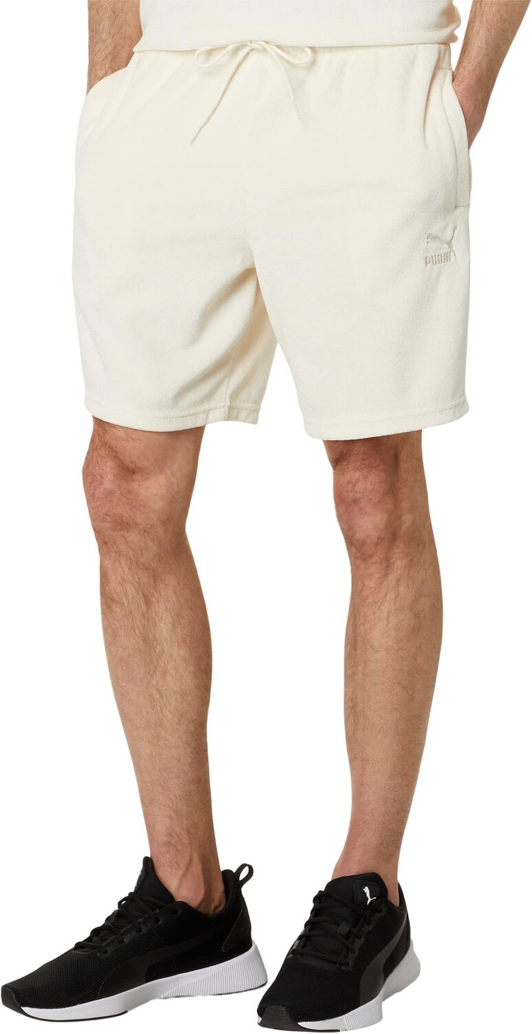 

Классические махровые шорты 8 дюймов PUMA, цвет Pristine