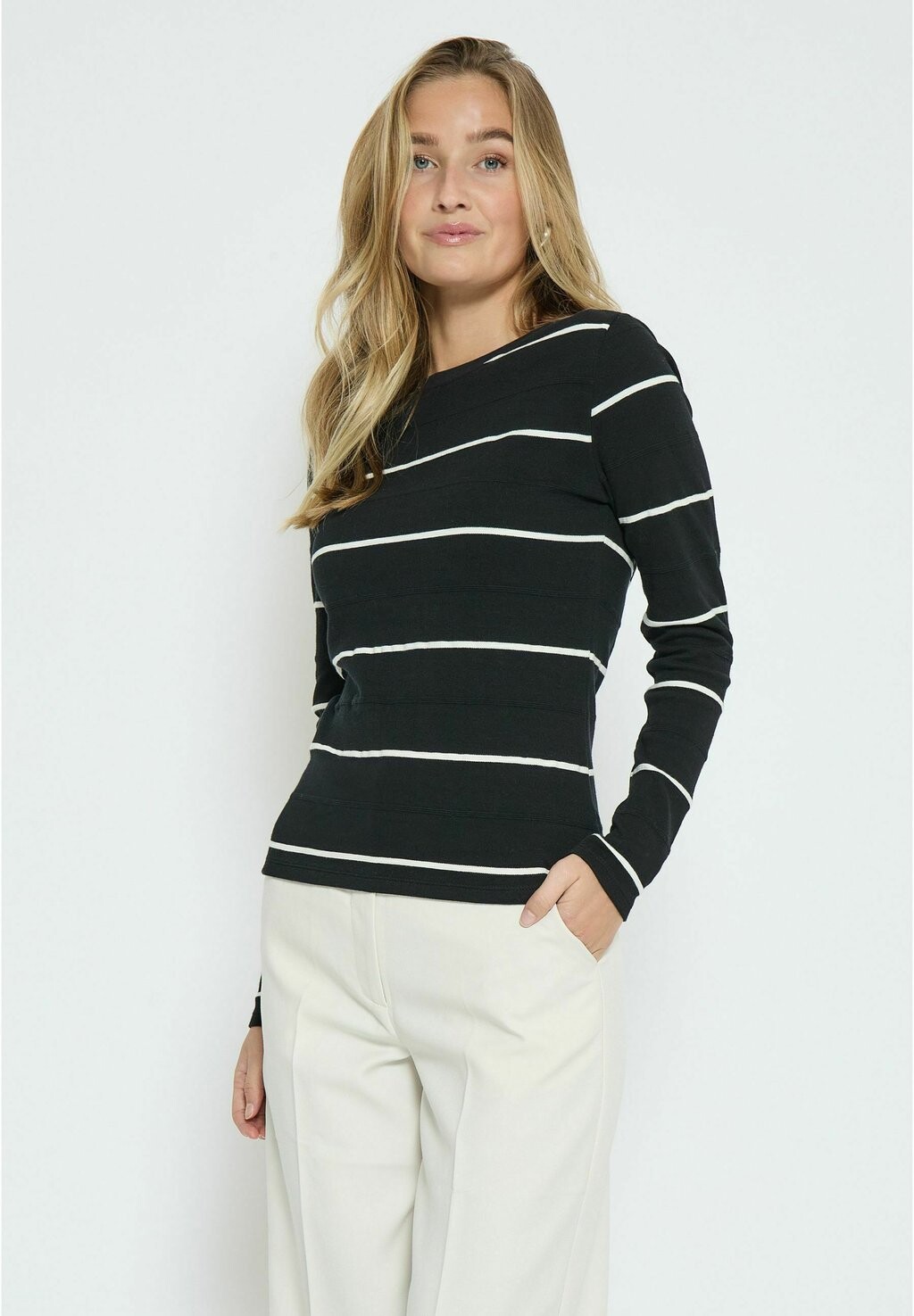 

Рубашка с длинным рукавом Minus, цвет s black stripe