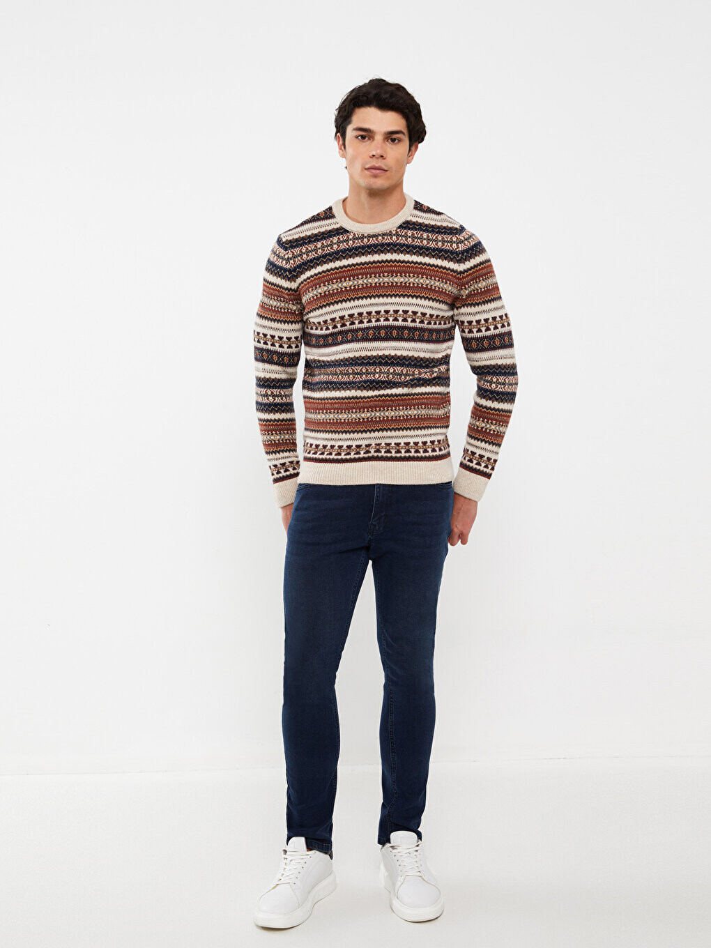 

Мужские джинсовые брюки скинни 760 LCW Jeans, темное родео