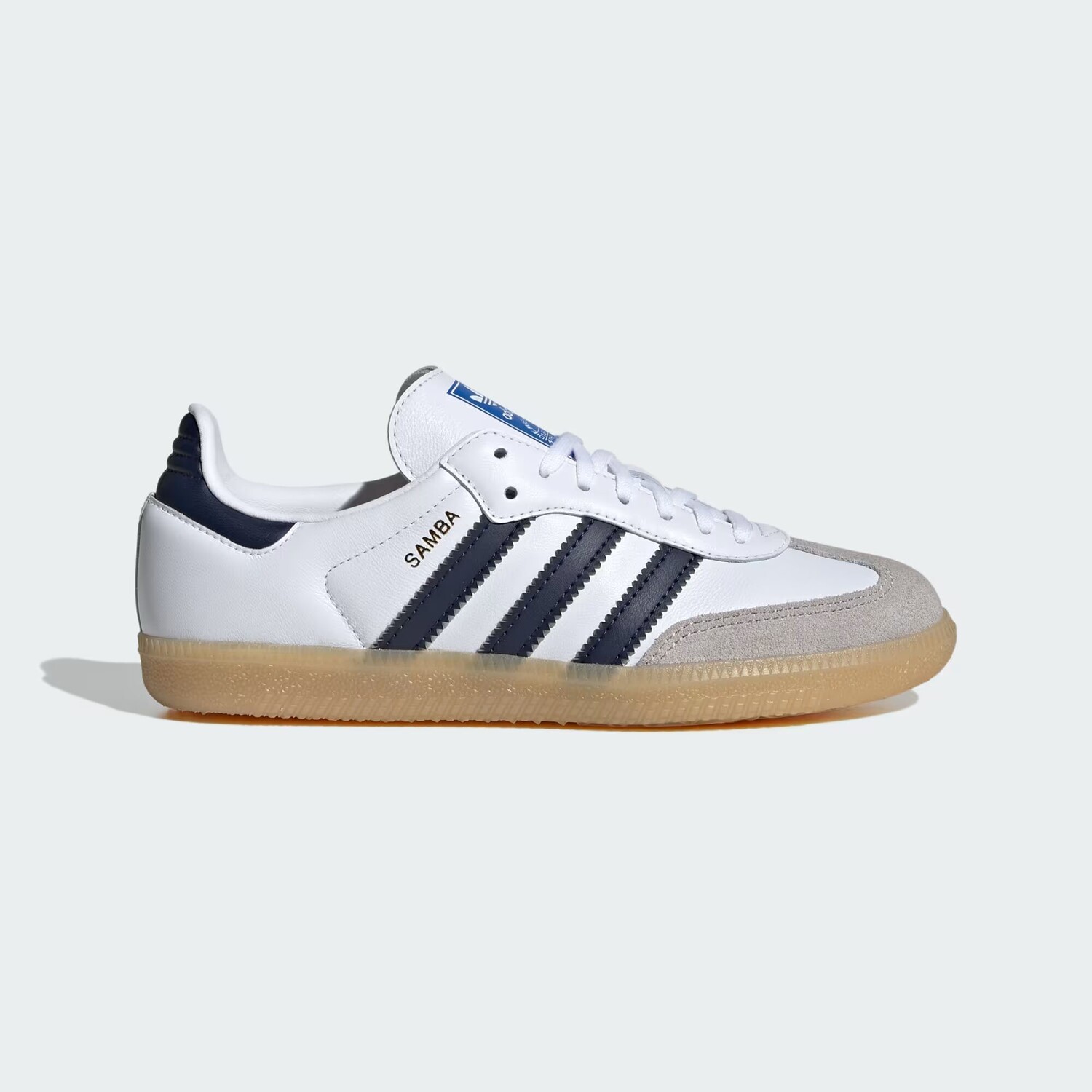 

Обувь Samba OG для детей Adidas, цвет Cloud White/Collegiate Navy/Gum
