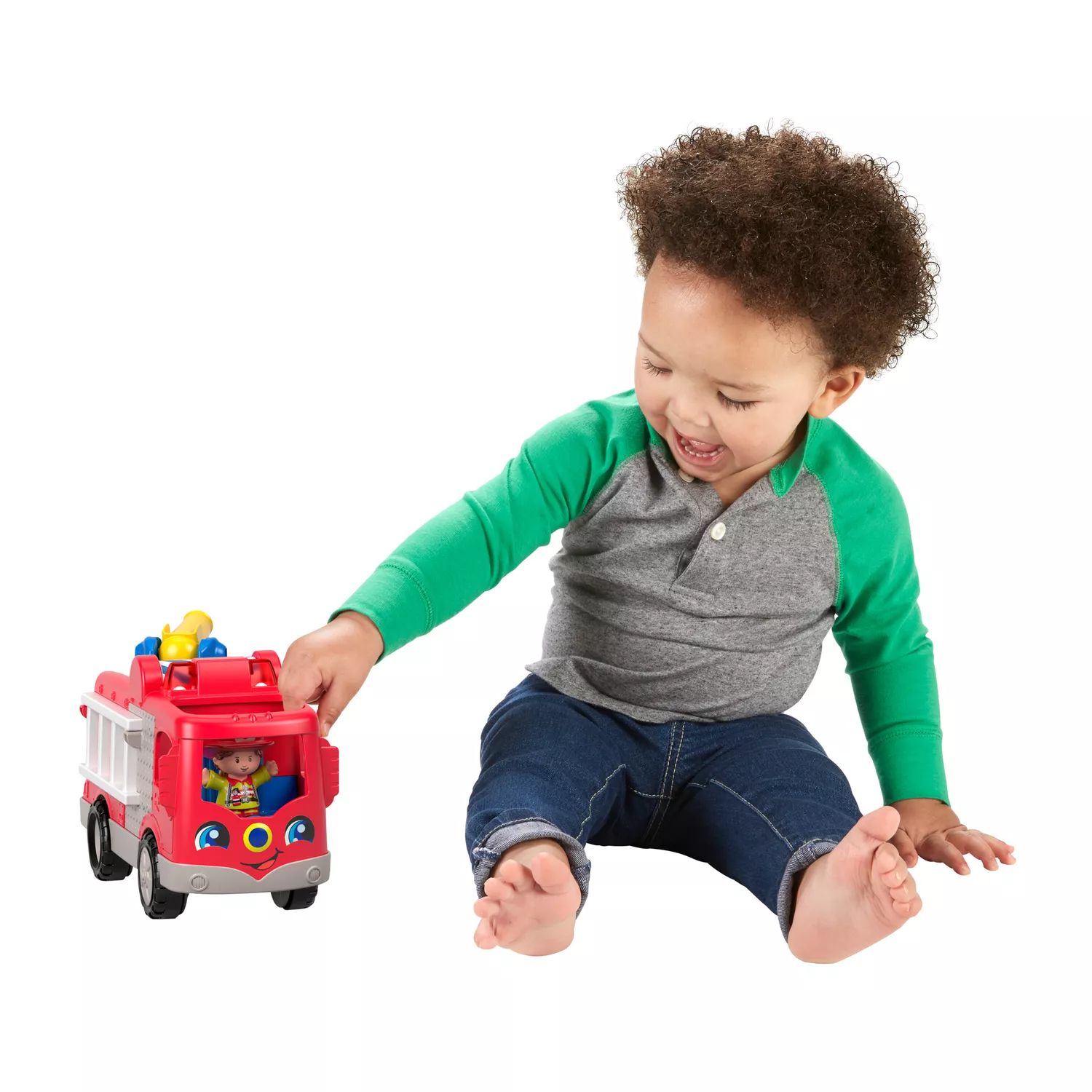 Маленькие люди Fisher-Price, помогающие другим Пожарная машина Fisher-Price  – купить с доставкой из-за рубежа через платформу «CDEK.Shopping»