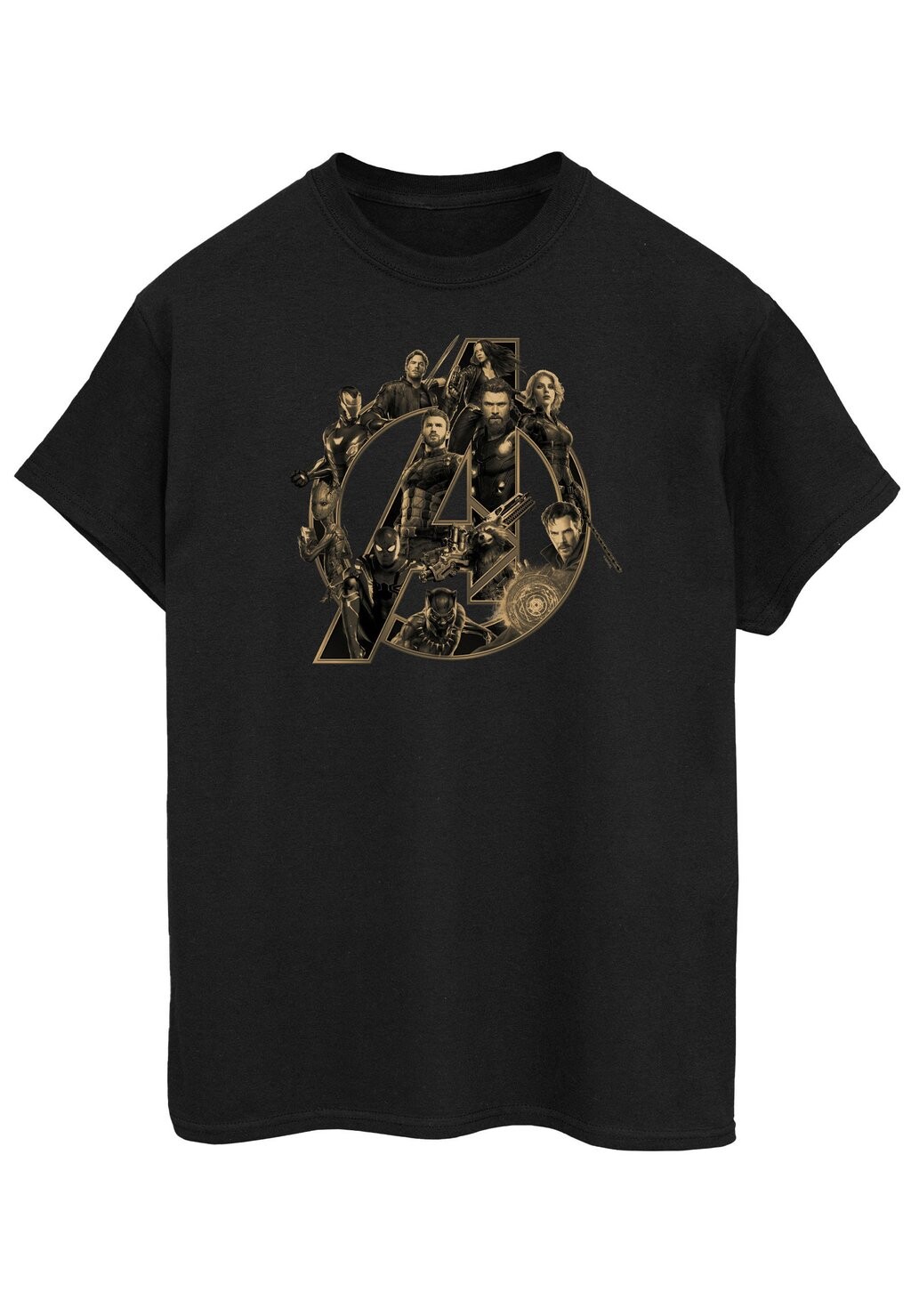 

футболка с принтом Infinity War Avengers Logo ABSOLUTE CULT, черный