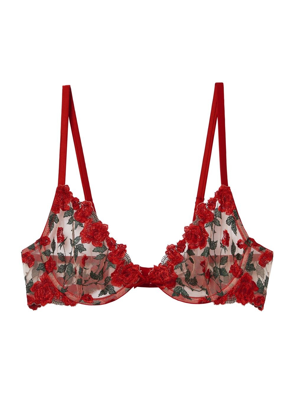 

Бюстгальтер Demi с вышивкой Roses And Thorns Fleur du Mal