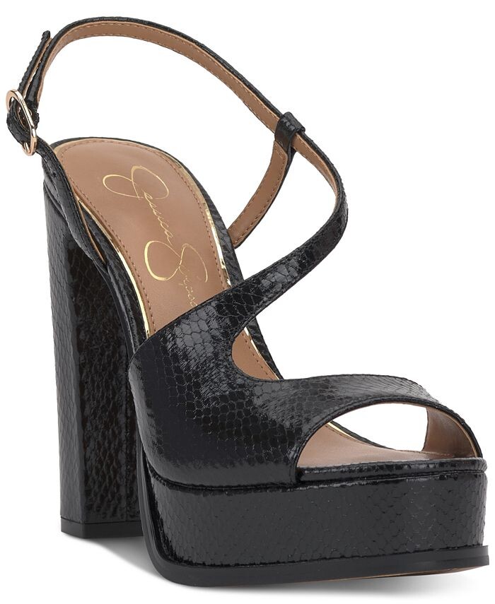 

Босоножки Gafira на платформе с ремешками Jessica Simpson, черный