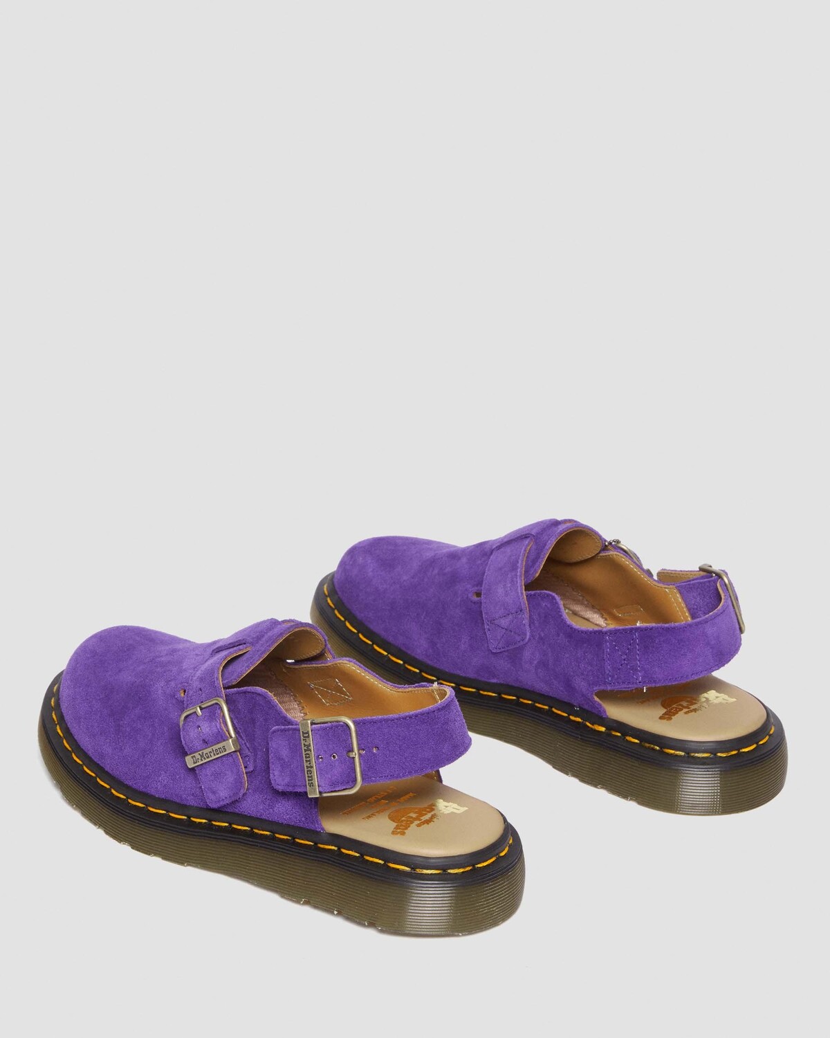 

Замшевые мюли с пяткой на пятке Jorge Made in England Dr. Martens