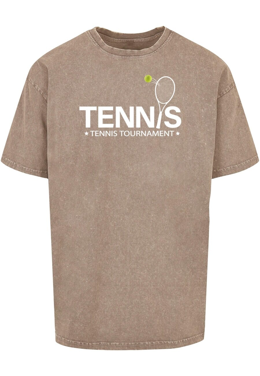

Футболка Merchcode TENNIS RACKET, цвет Chamois