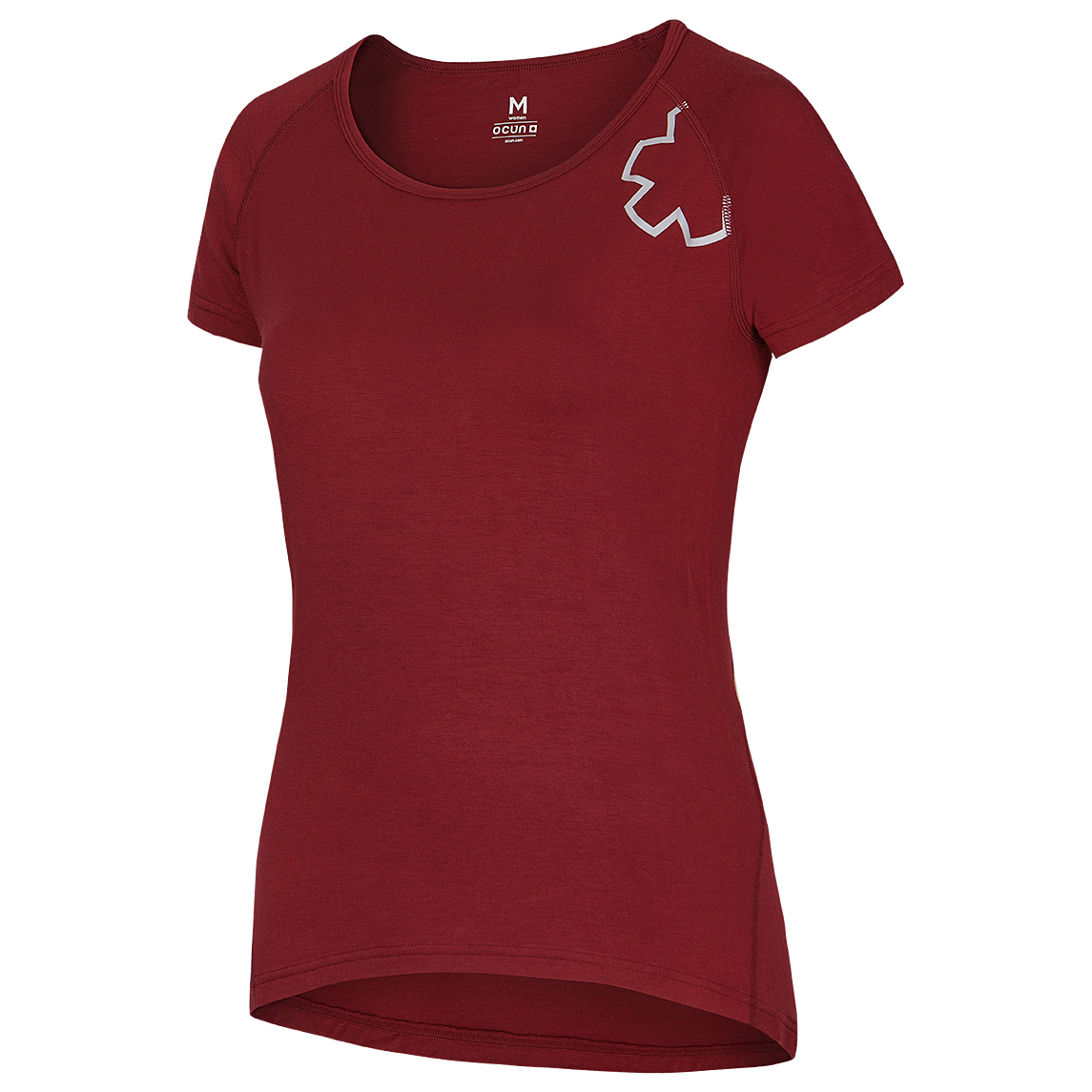 

Футболка Ocun Women's Bamboo T Blossom, цвет Wine Merlot