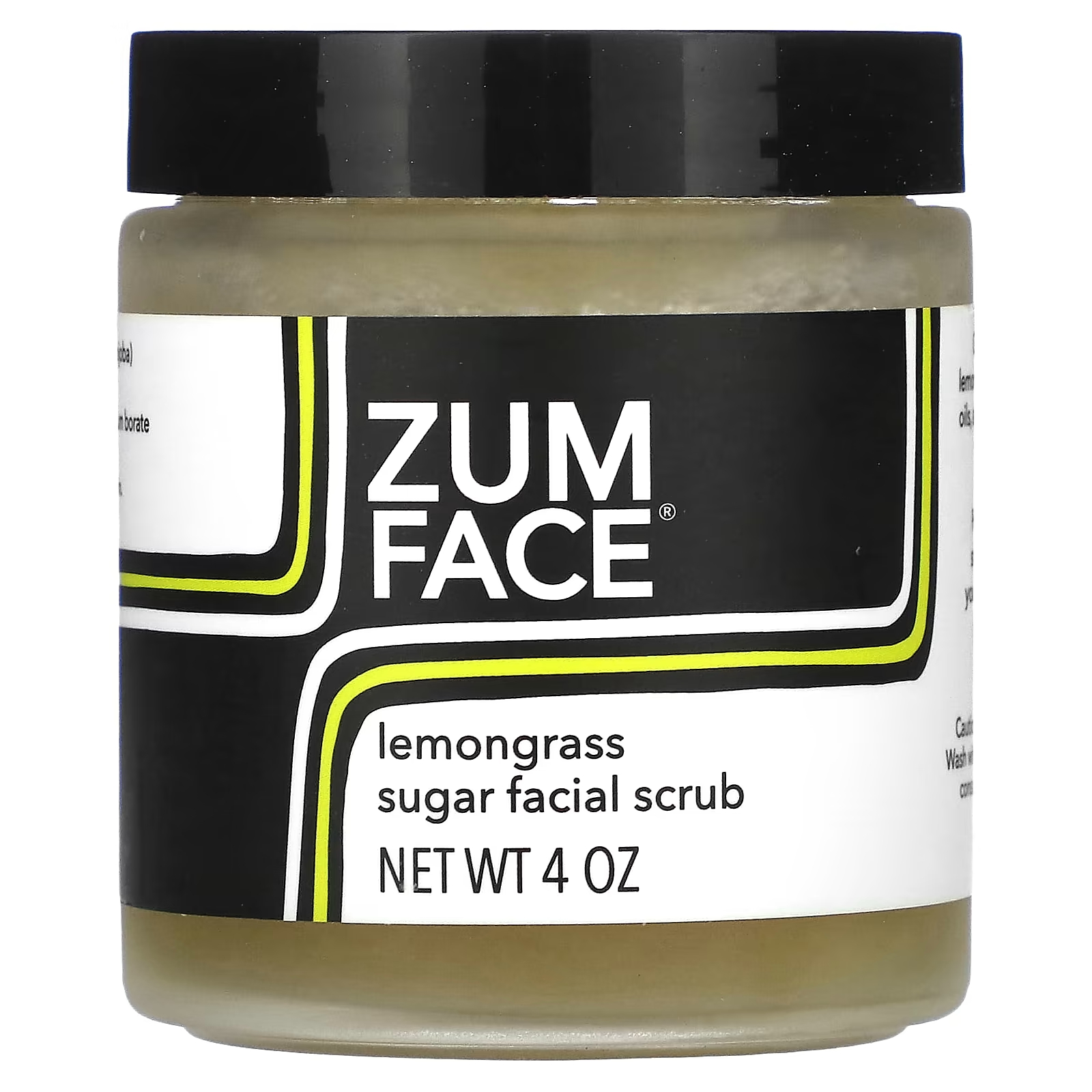 Скраб ZUM Zum Face сахарный для лица лемонграсс zum zum face сахарный скраб для лица лемонграсс 4 унции