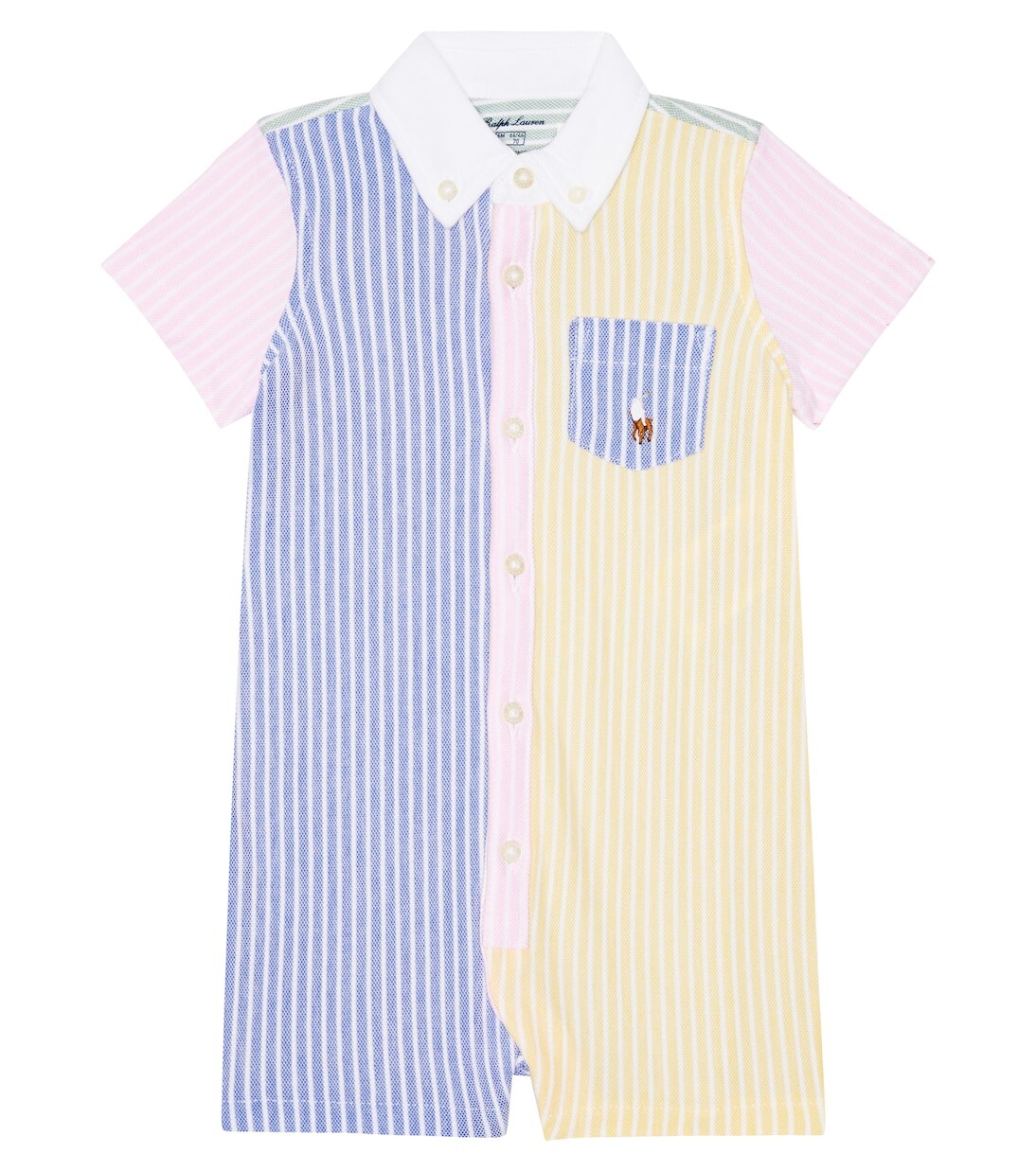 

Детский комбинезон в полоску Polo Ralph Lauren Kids, мультиколор