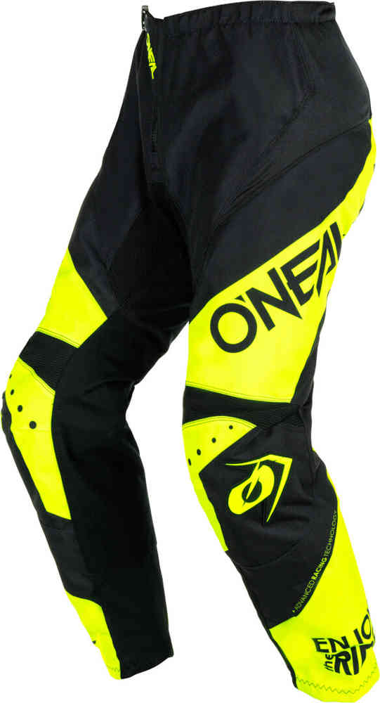 Брюки для мотокросса Element Racewear Oneal, черный/неоновый