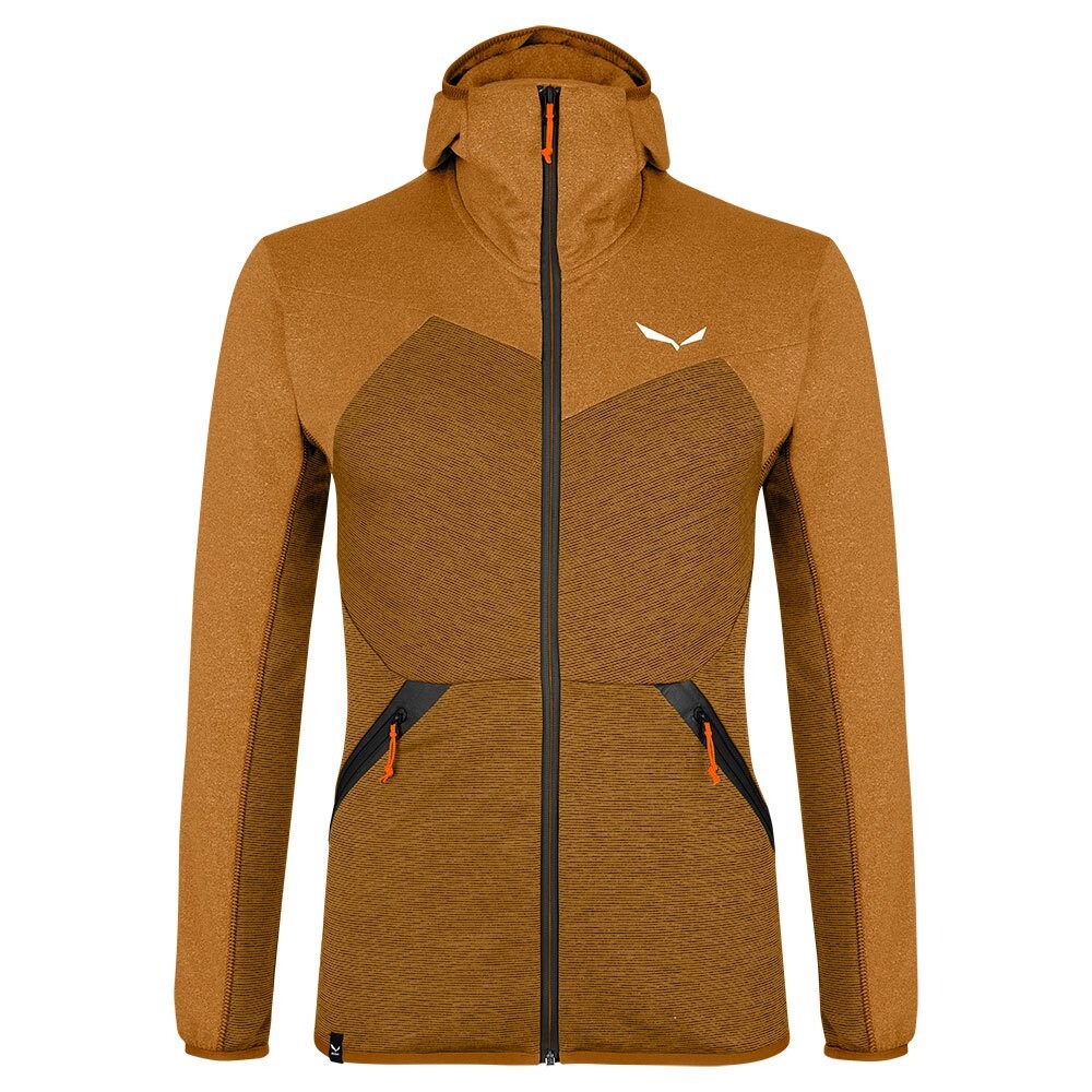 

Худи Salewa Puez Melange Polarlite, коричневый