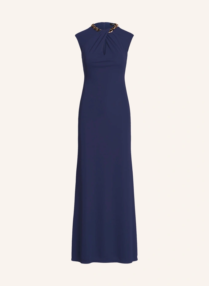 

Платье tashcille из льна с вырезом Lauren Ralph Lauren, синий
