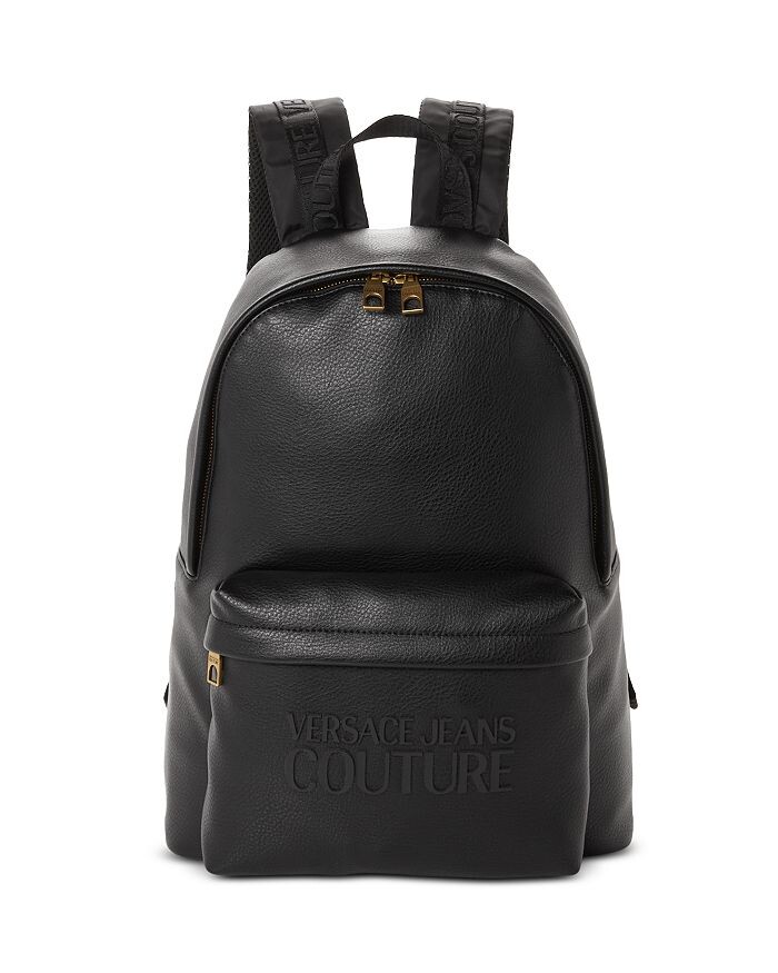 

Рюкзак из искусственной кожи в тон с логотипом Versace Jeans Couture
