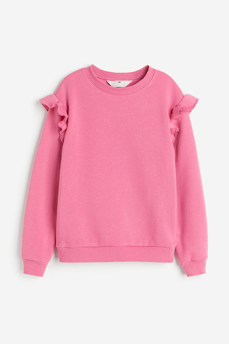 

Толстовка с оборками H&M, розовый