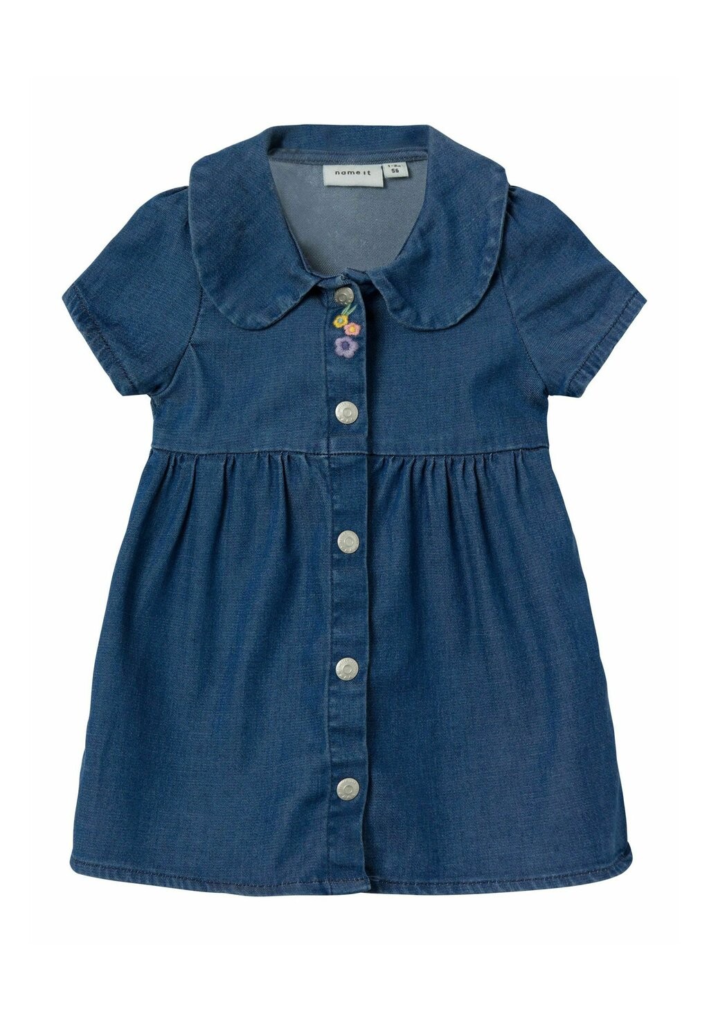 

Джинсовое платье Name it, цвет dark blue denim