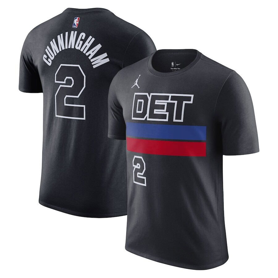

Футболка с коротким рукавом Jordan Brand Detroit Pistons, синий