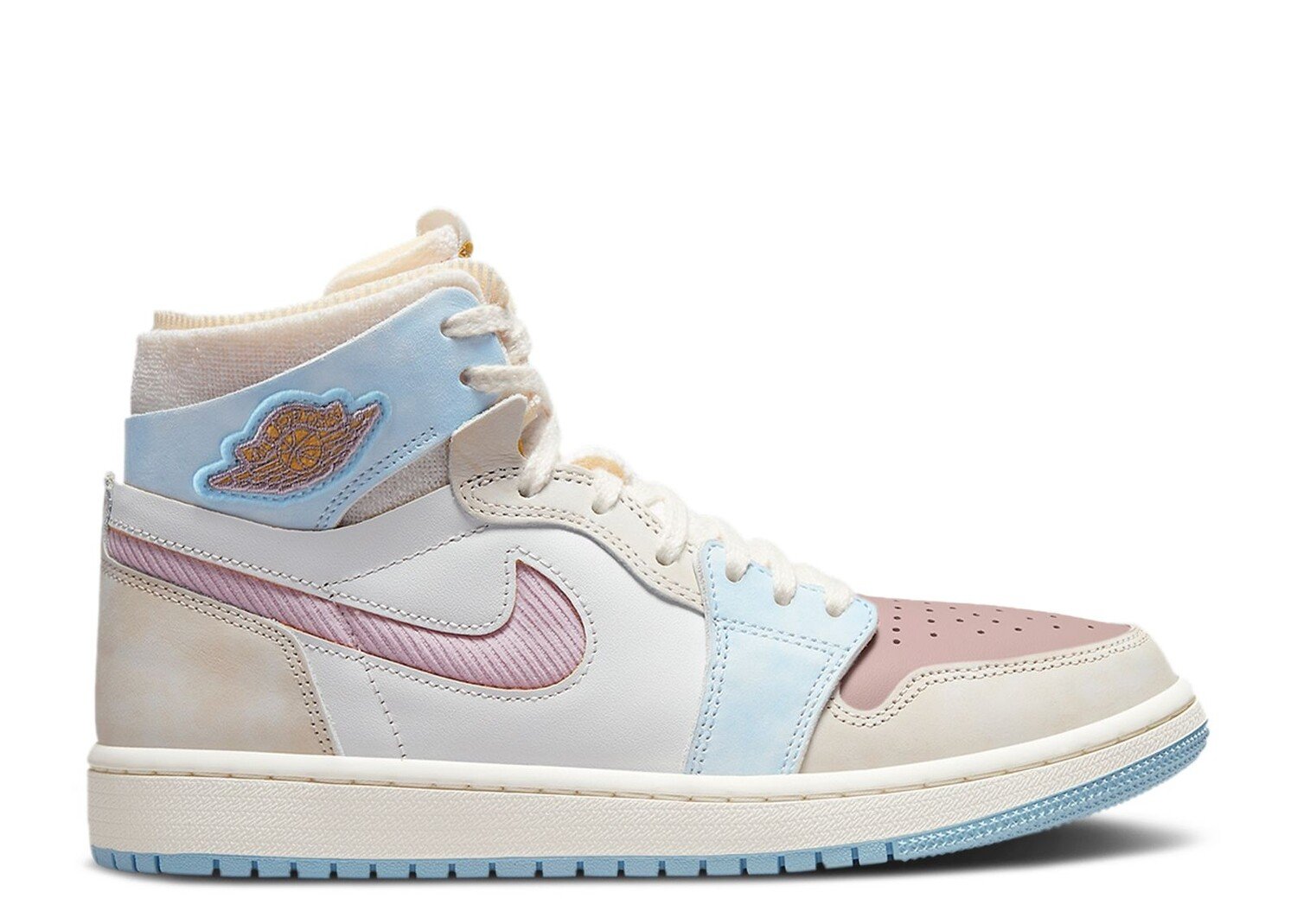 

Кроссовки Air Jordan Wmns Air Jordan 1 High Zoom Comfort 'Pink Oxford Plum Fog', розовый