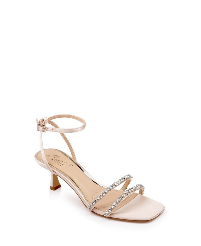 

Женские вечерние сандалии Marley Jewel Badgley Mischka, тан/бежевый