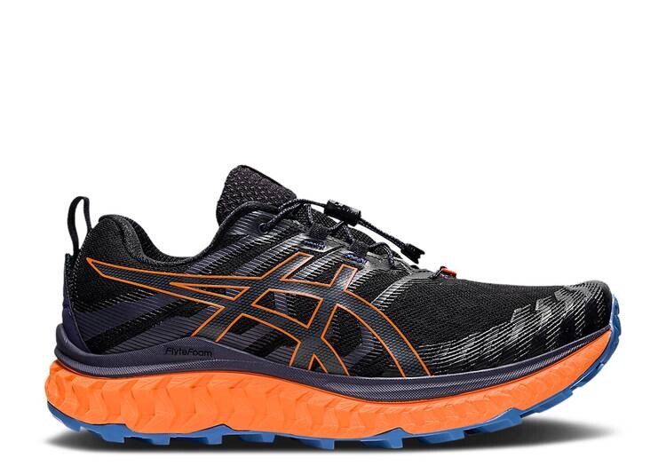 

Кроссовки ASICS TRABUCO MAX 'BLACK SHOCKING ORANGE', черный