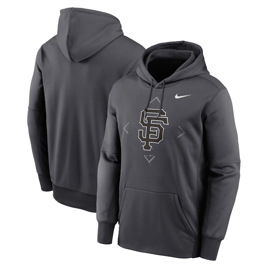 

Пуловер с капюшоном Nike San Francisco Giants, антрацит