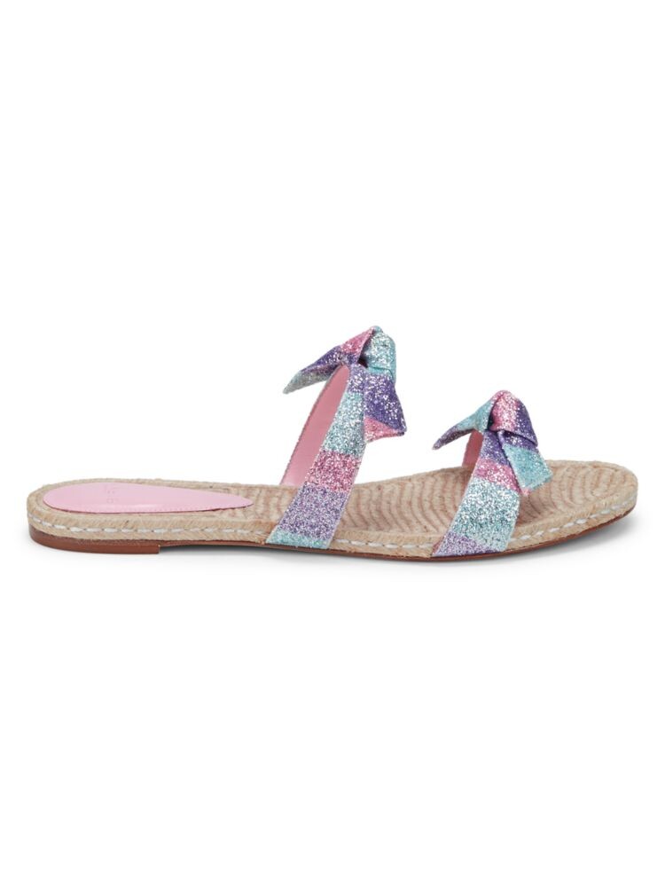

Сандалии Clarita на плоской подошве с завязками Alexandre Birman, цвет Pink Multicolor