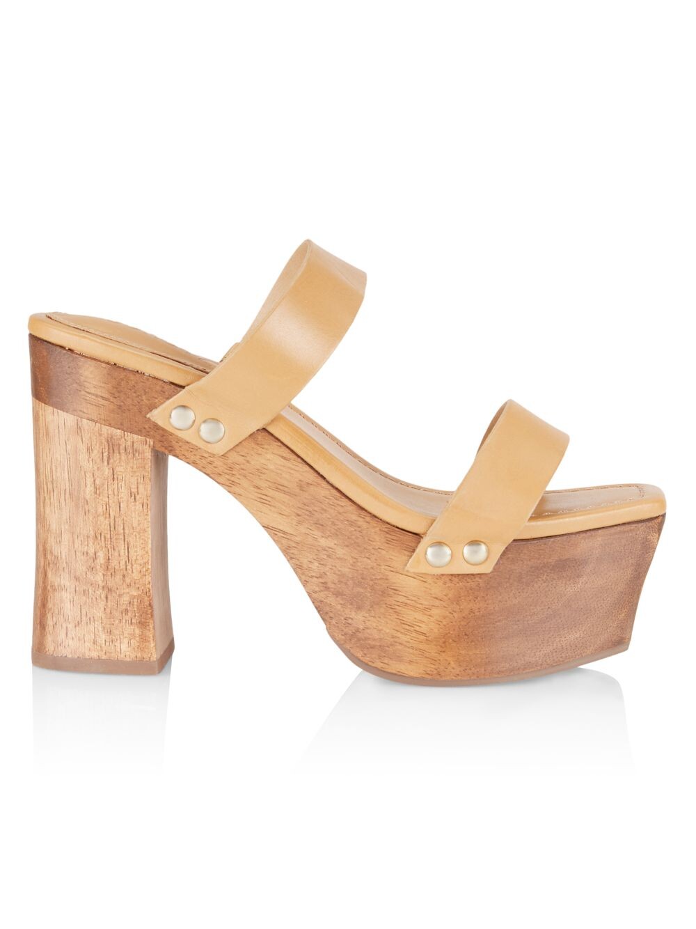 

Кожаные сандалии на платформе Pixie 120MM Schutz, карамельный