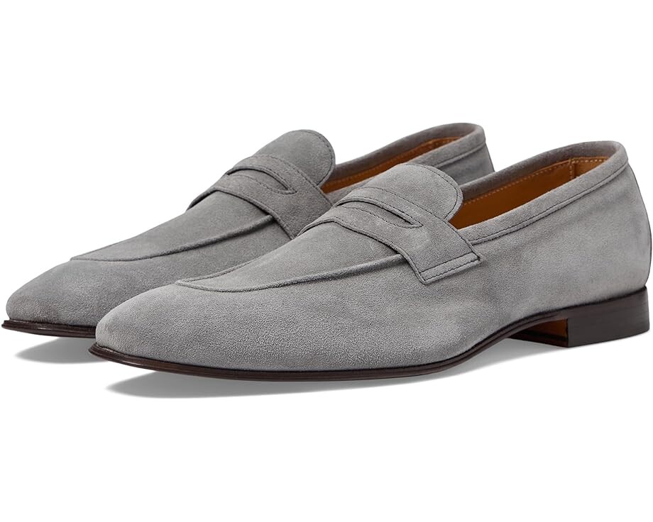 

Лоферы Massimo Matteo Velour Penny Loafer, цвет Grigio
