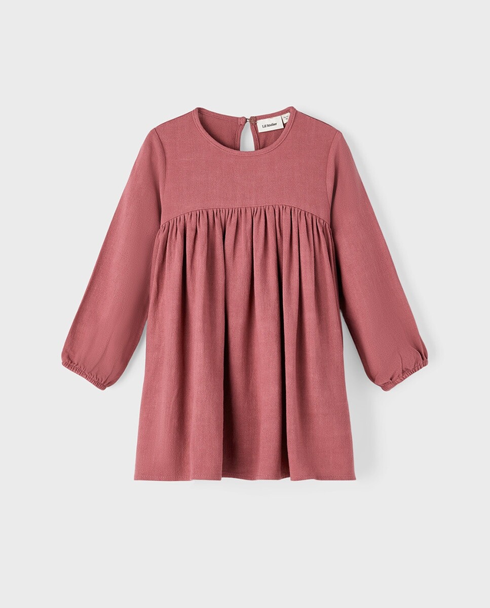

Платье для девочки с длинными рукавами Lil Atelier, розовый