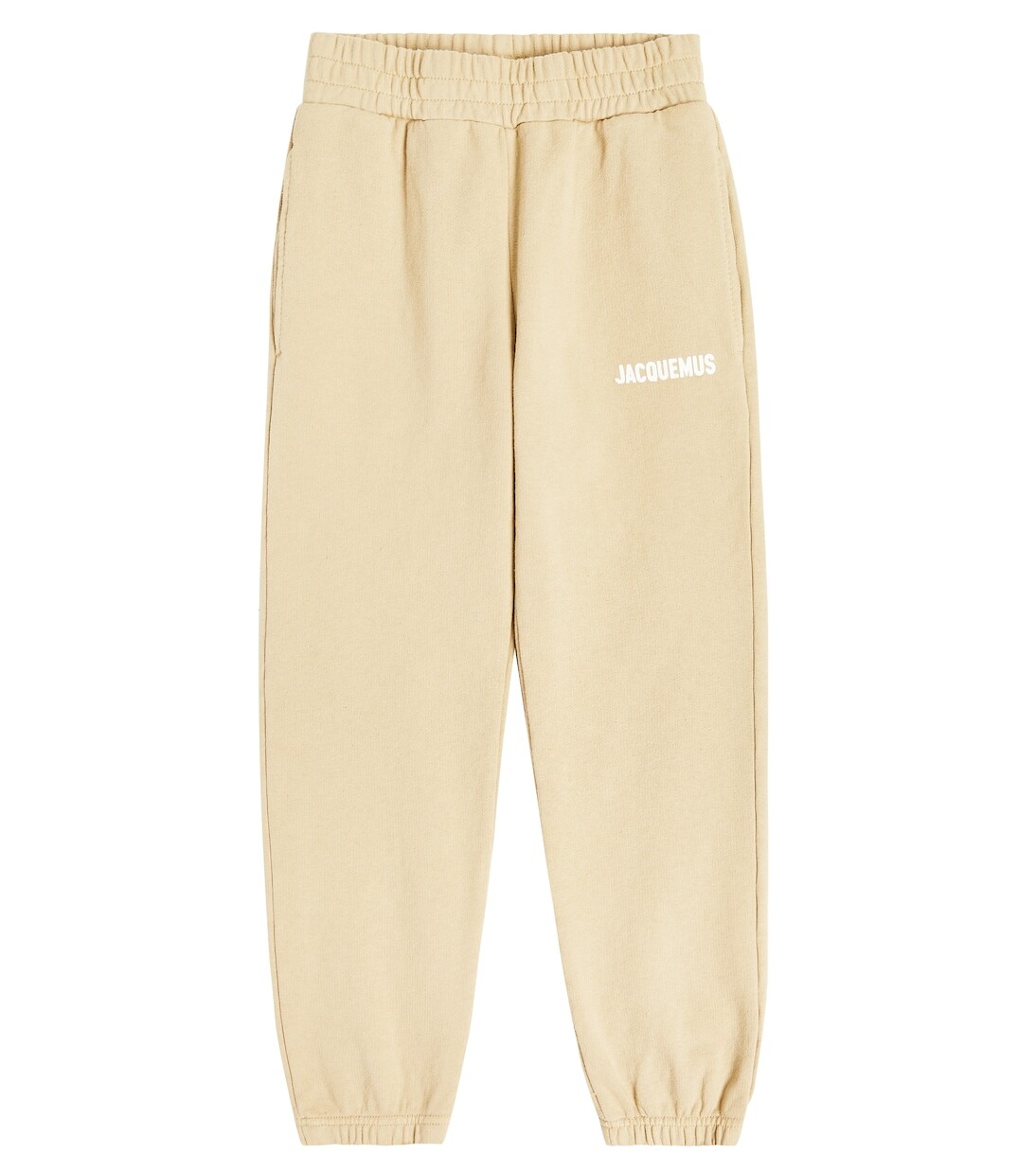 

Спортивные брюки le для бега из хлопкового флиса Jacquemus Enfant, бежевый
