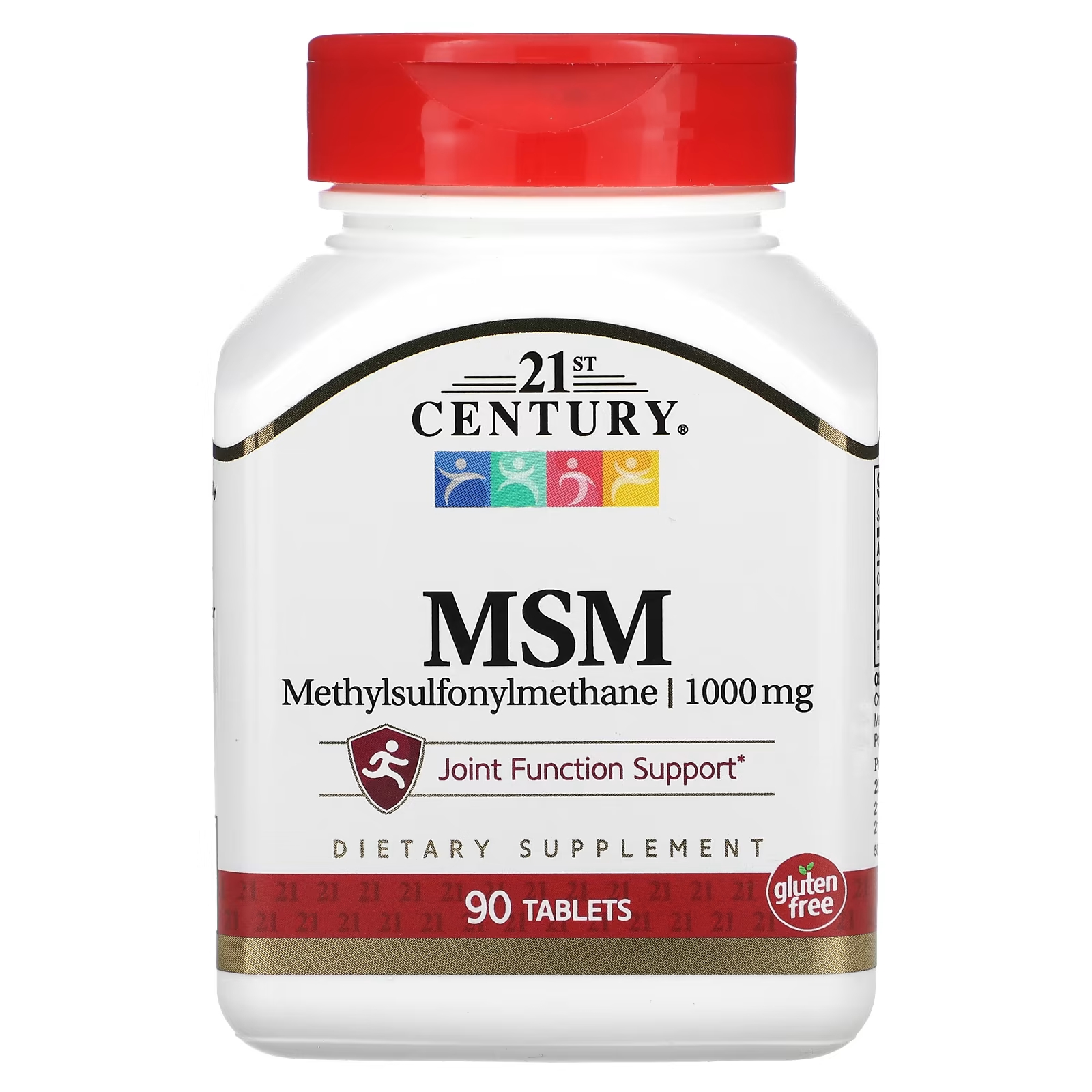 Пищевая добавка 21st Century MSM 1000 мг, 90 таблеток пищевая добавка 21st century arthri flex advantage turmeric 90 капсул