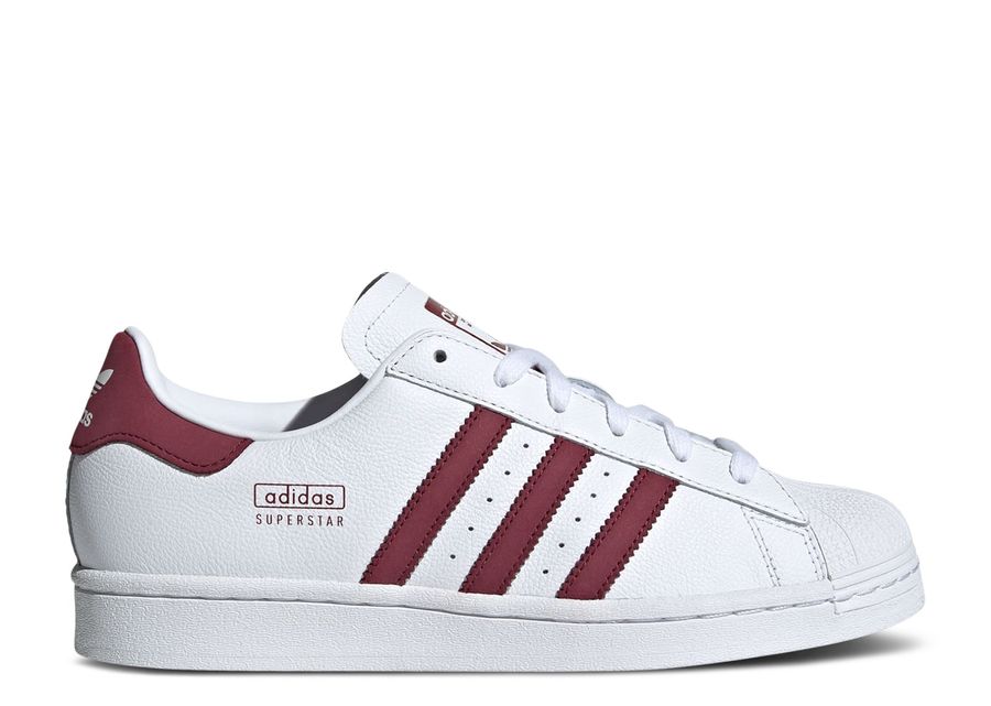 

Кроссовки adidas Wmns Superstar, цвет White Shadow Red