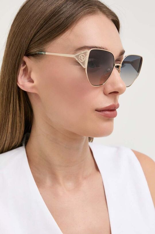 

Угадай солнцезащитные очки Guess, бежевый