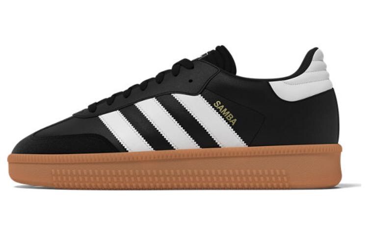 

Кроссовки для скейтбординга Adidas Samba унисекс, черное и белое