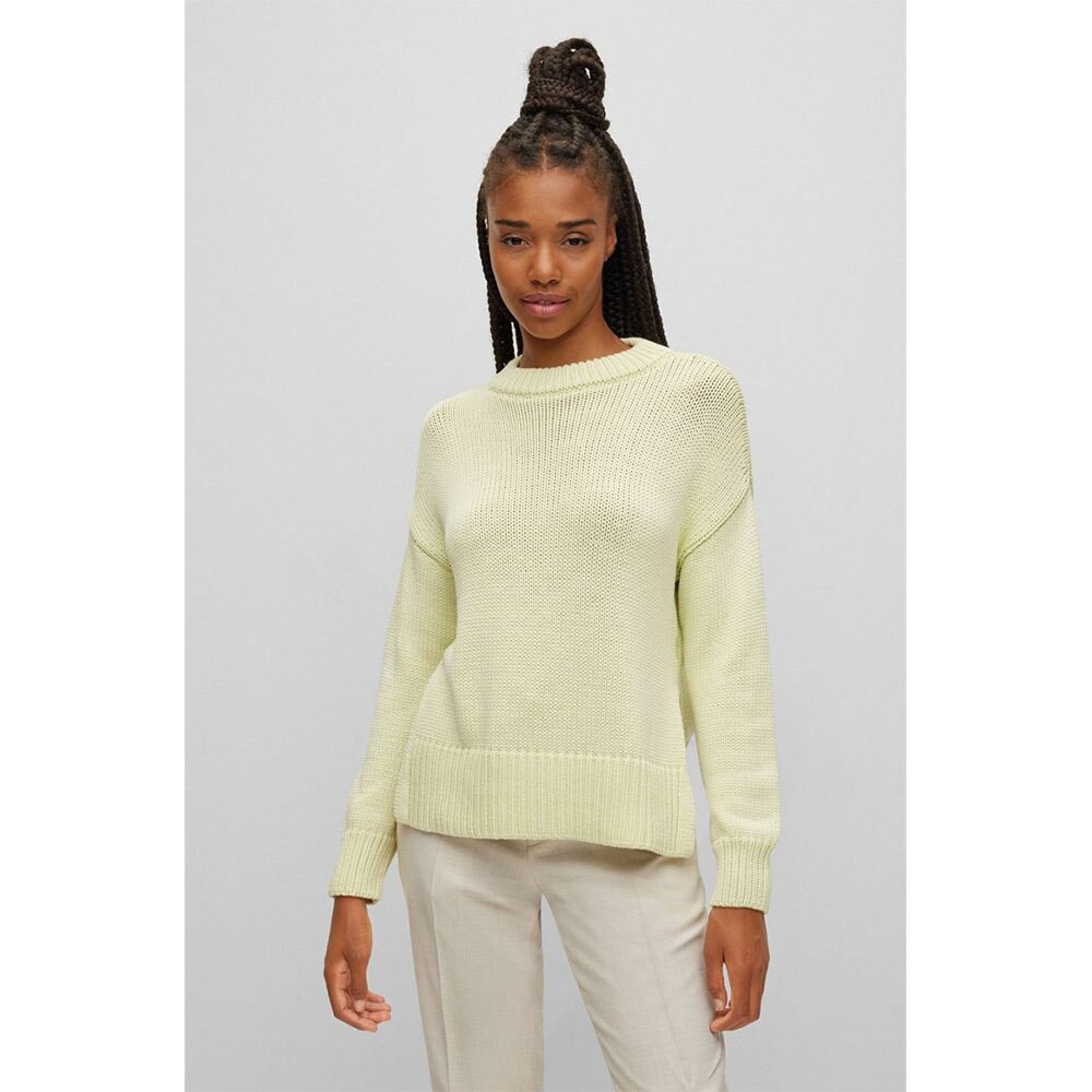 

Свитер HUGO Smegina Crew Neck, желтый